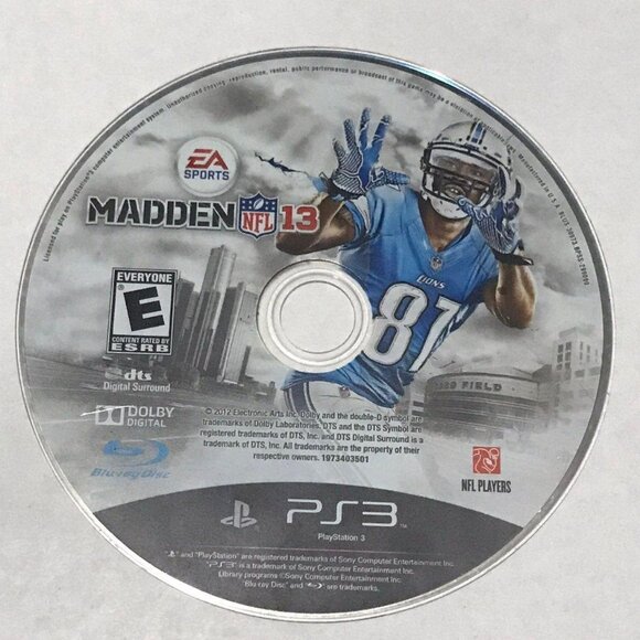 PS3 Madden NFL 13 (PlayStation 3) - Picture 1 of 1